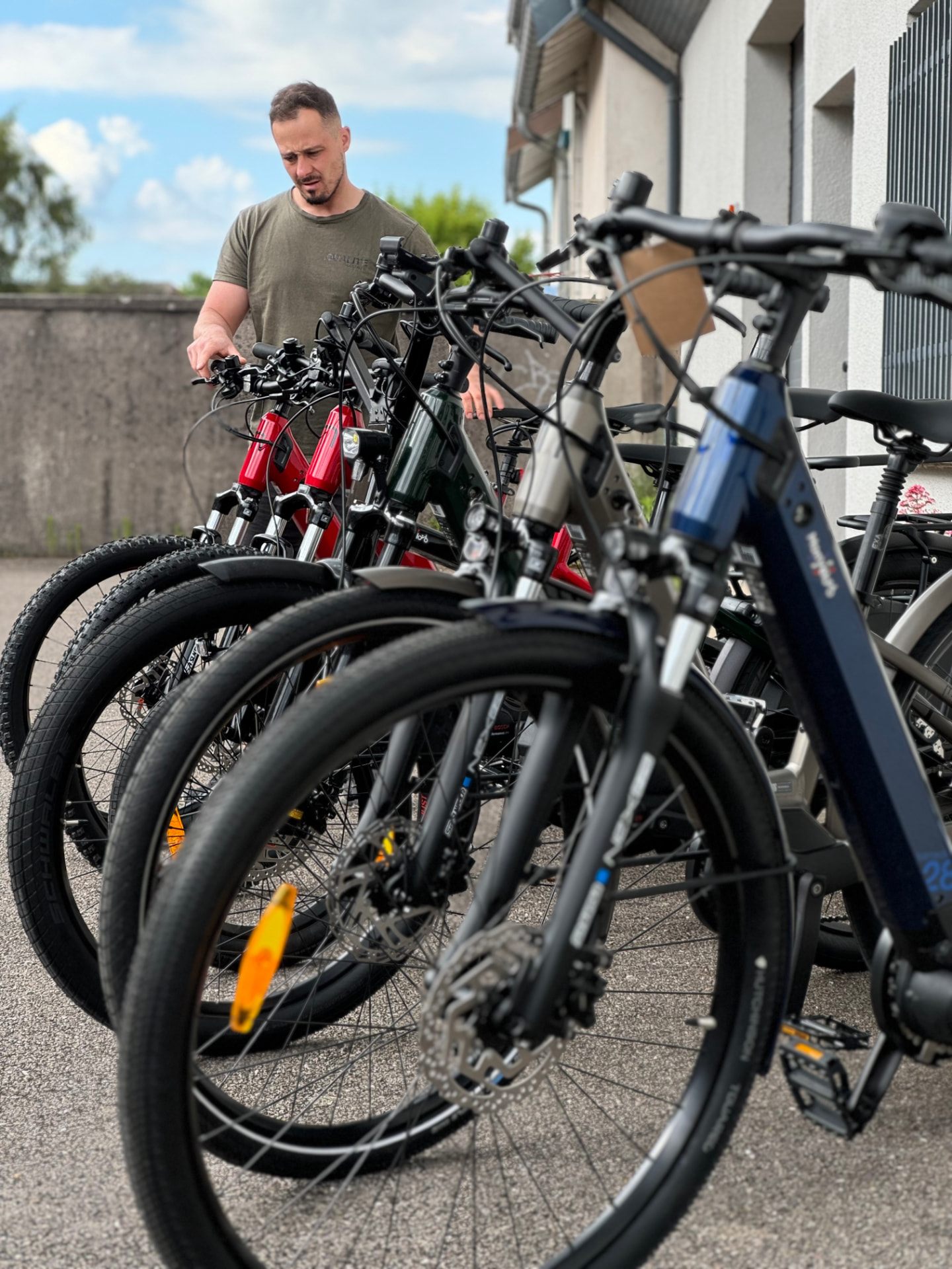 Flotte de vélos électriques partagés Idex